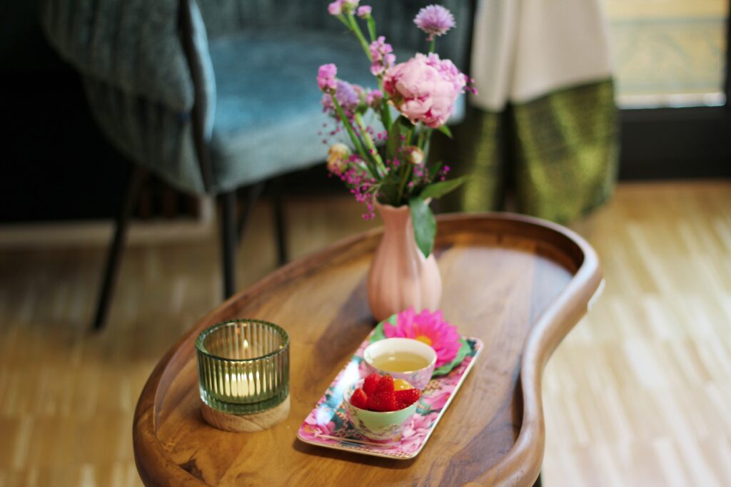 Jack & Rose Paarmassage — Tee, Obst und Kerzen
